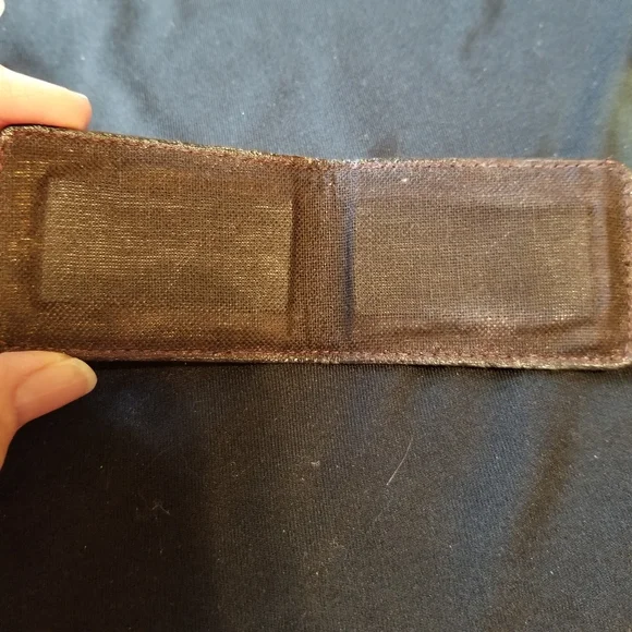 Vintage Etienne Aigner Leather Magnetic Money Clip NIB